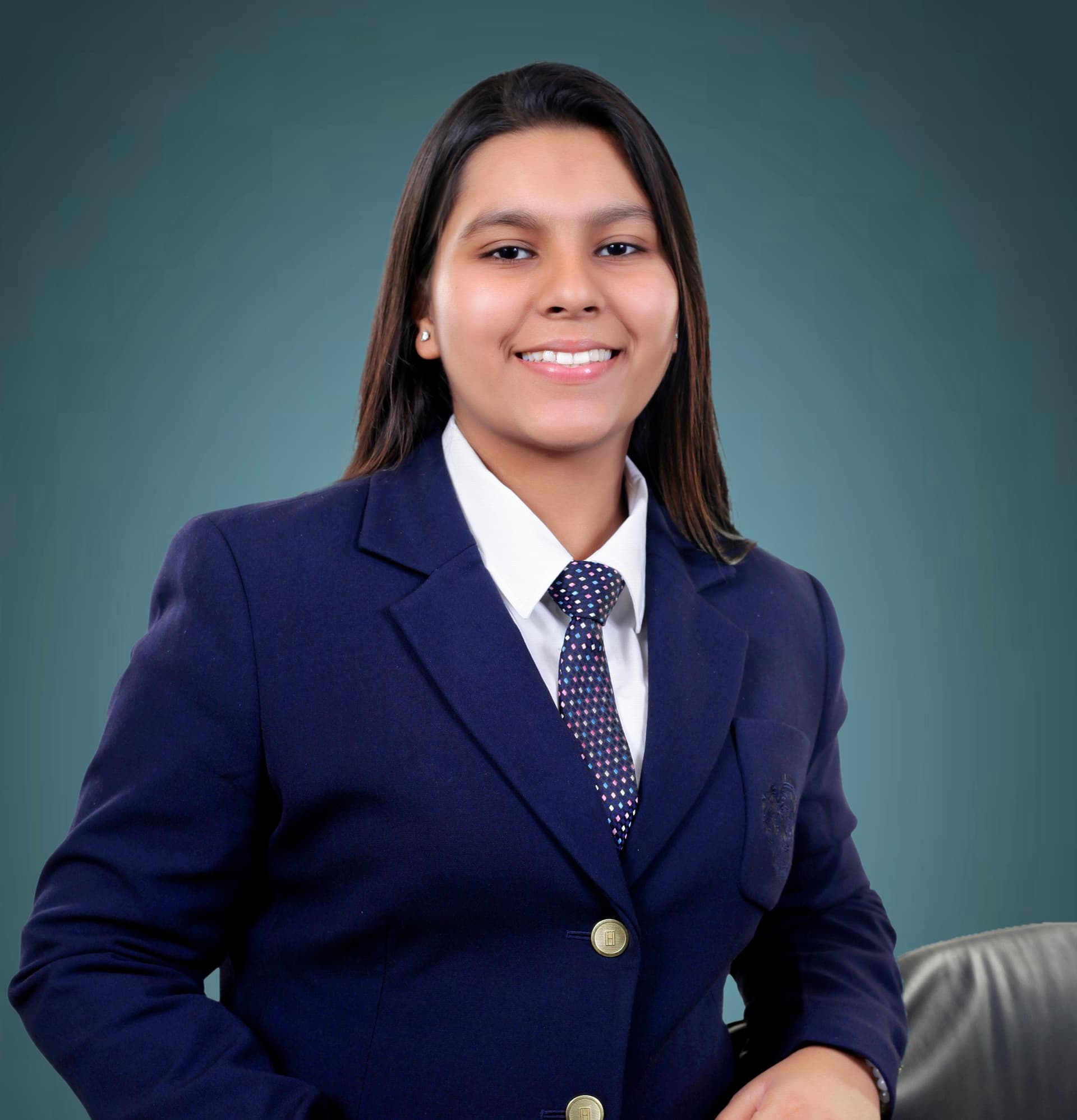 Arshi Bansal smiling